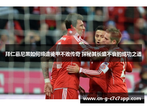 拜仁慕尼黑如何缔造德甲不败传奇 探秘其长盛不衰的成功之道