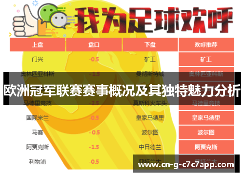 欧洲冠军联赛赛事概况及其独特魅力分析 欧洲冠军联赛赛事概况及其独特魅力分析