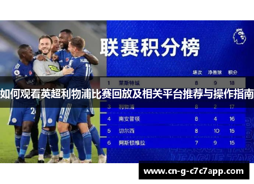 如何观看英超利物浦比赛回放及相关平台推荐与操作指南